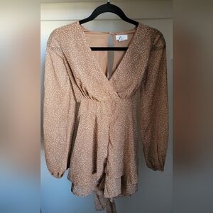 Japna Leopard Print Romper